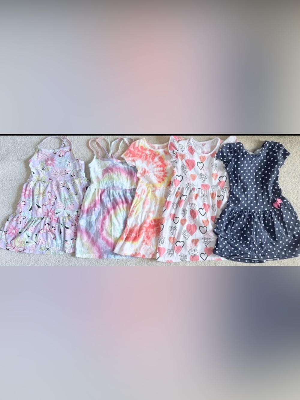 Bundle of girls 4T Short Sleeve Dresses